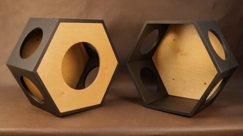 Półka dla kota typu Hexagon - Odkryta