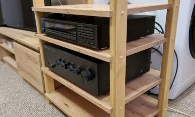 Szafka audio z płyty meblowej