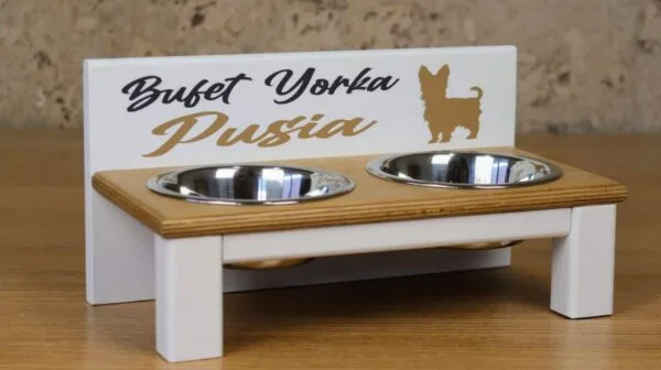 Bufet dla kota 2 miski stalowe 220 ml. - obrazek 21