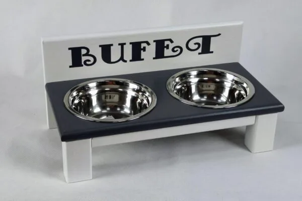 Bufet dla kota 2 miski stalowe 220 ml. - obrazek 19