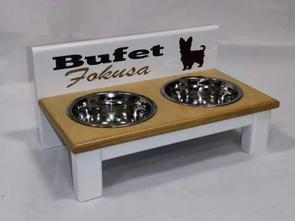 Bufet dla kota 2 miski stalowe 220 ml. - obrazek 15