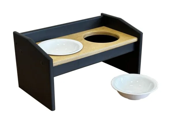 Miski ceramiczne na stojaku dla małych ras psów  - 2 x 16 cm / 340 ml - obrazek 2