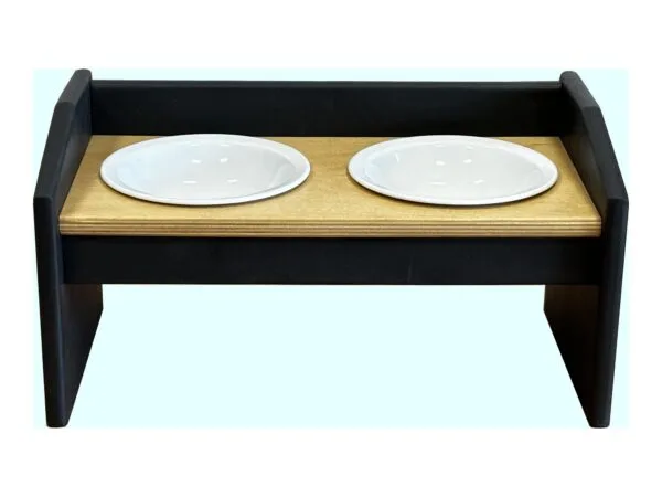 Miski ceramiczne na stojaku dla małych ras psów  - 2 x 16 cm / 340 ml - obrazek 3